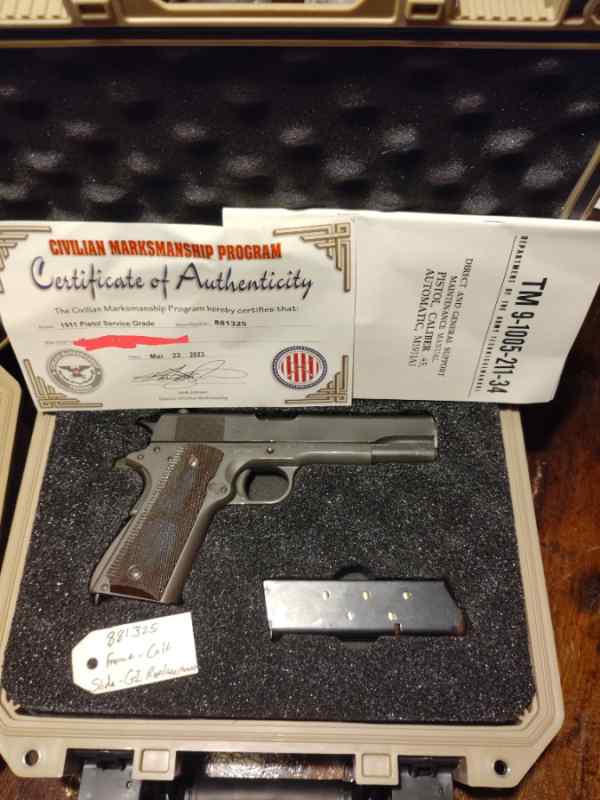 Colt m1911a1 ww2 cmp