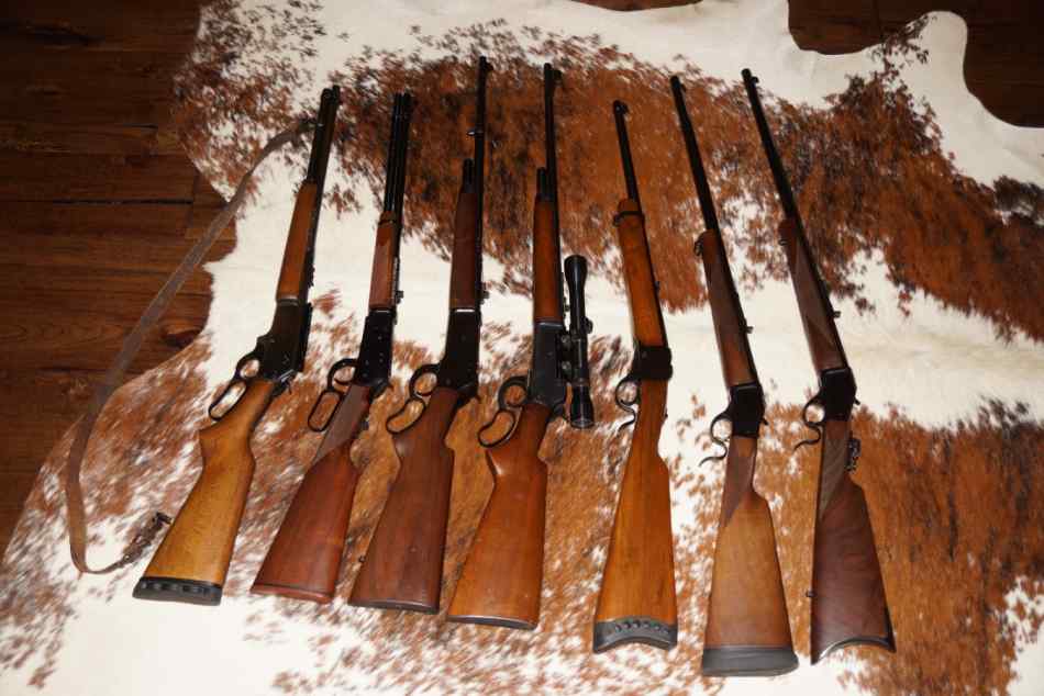 Multiple falling blocks and lever actions