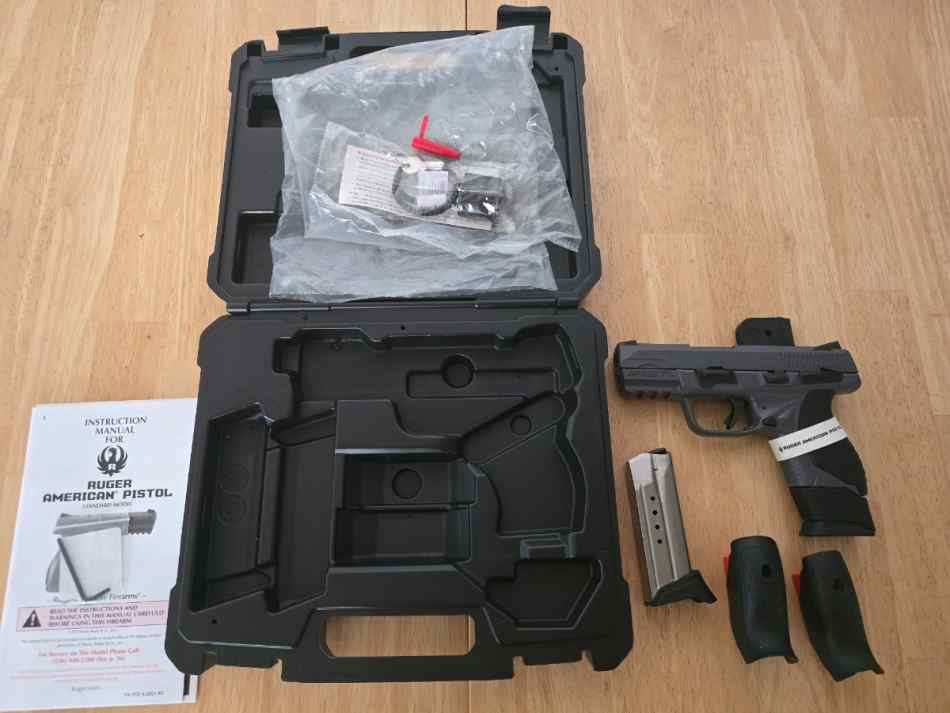 Ruger American Compact 9mm 8683 Tungsten Gray