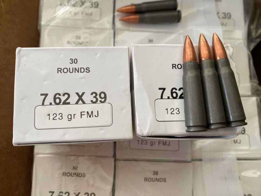 1000 Rounds Wolf 7.62x39 Ammo