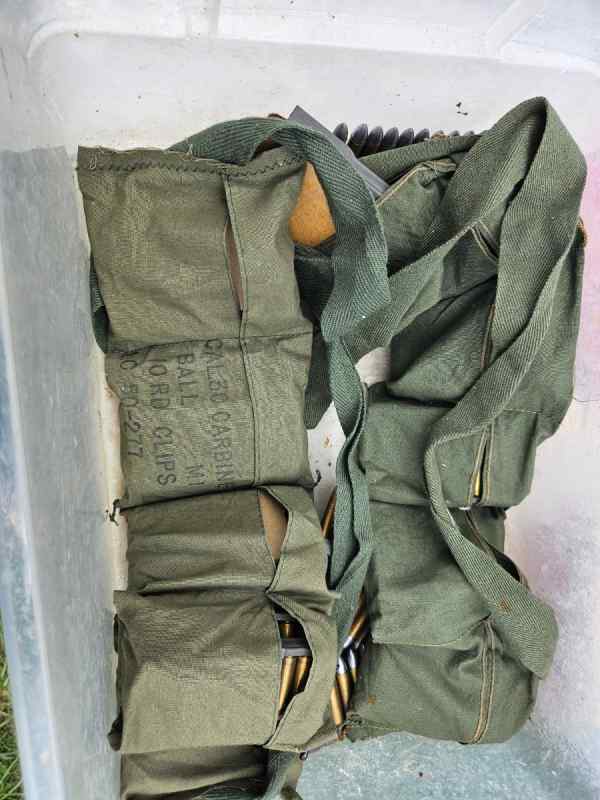 370 Rounds of Carbine 30 Caliber in Nato Belt
