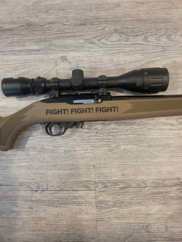 Ruger 22.caliber rifle LTD TRUMP EDITION