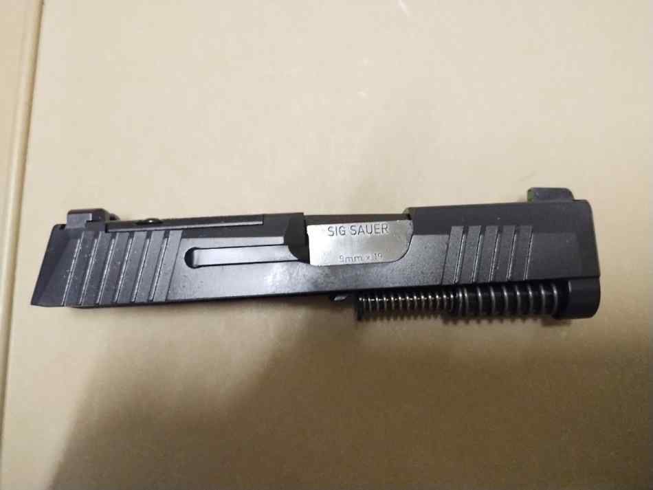SIG P365X 9MM 3.1&quot; complete SLIDE ASSEMBLY, OR