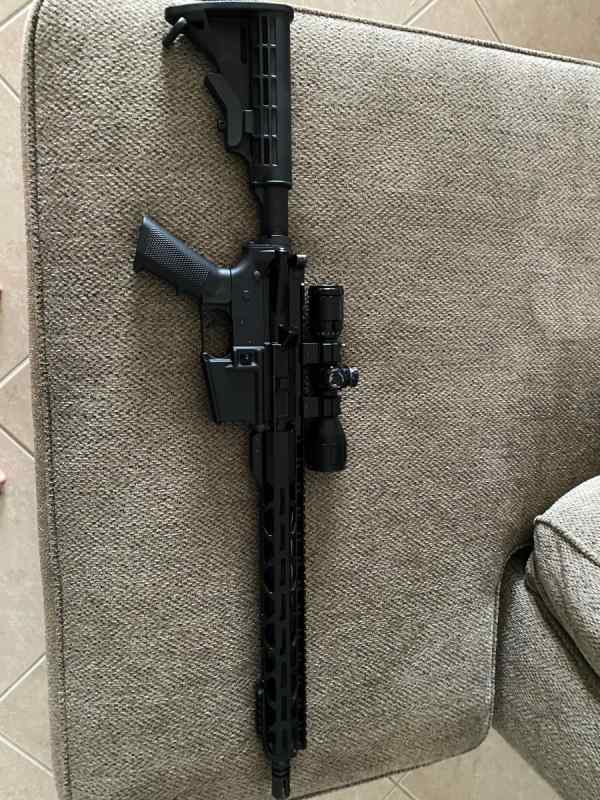 Anderson AR-15 with UTG Red/Green scope