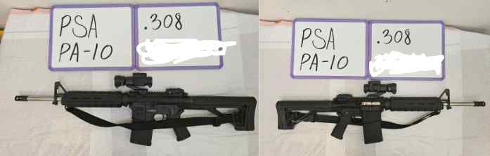 PSA PA-10 w/Magpul furniture Vortex Strikefire 308