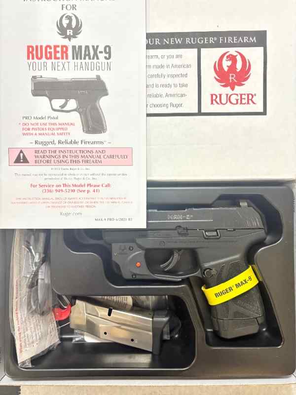 Delray Beach Ruger Max9 Pro OR NS w/laser