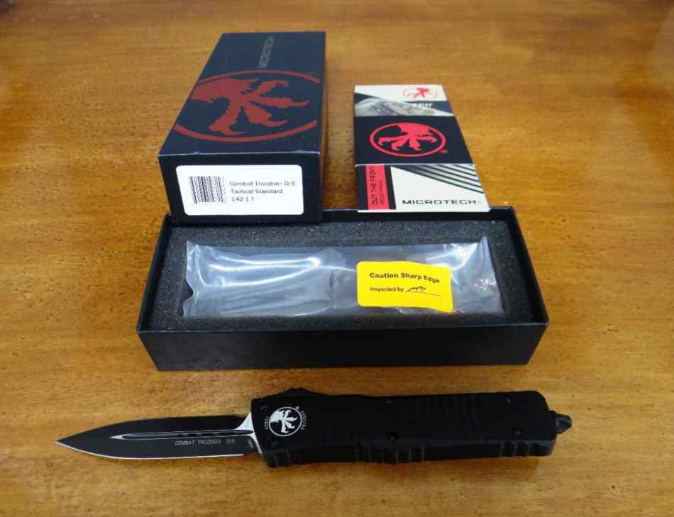 FS/FT MICROTECH COMBAT TROODON 142-1T OTF KNIFE