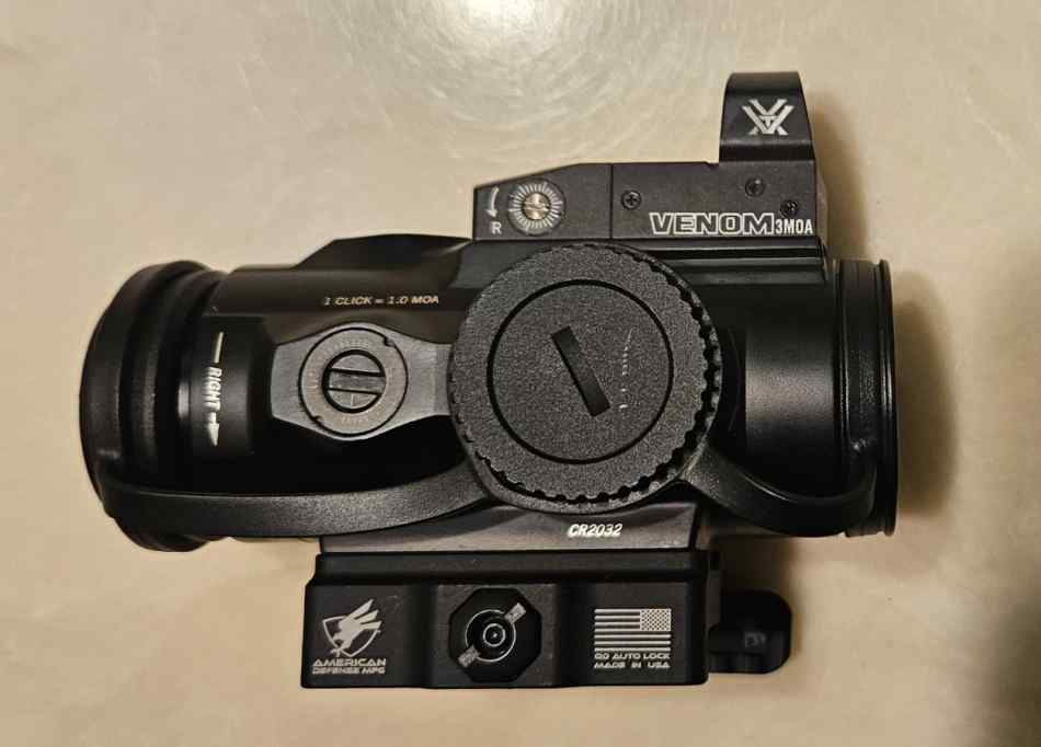 vortex Spitfire 2 5x with venom red dot