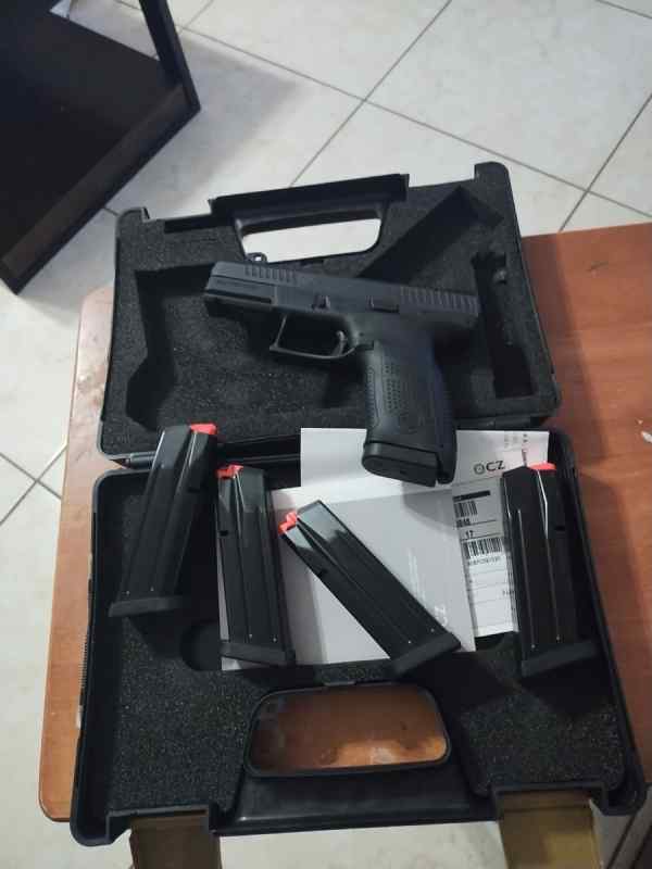 CZ P-10 C 9mm 15+ 1 plus 5 mags.