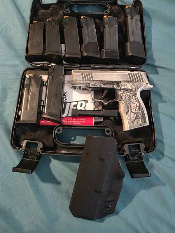 Sig p365x &quot; Knights templer&quot; and extras