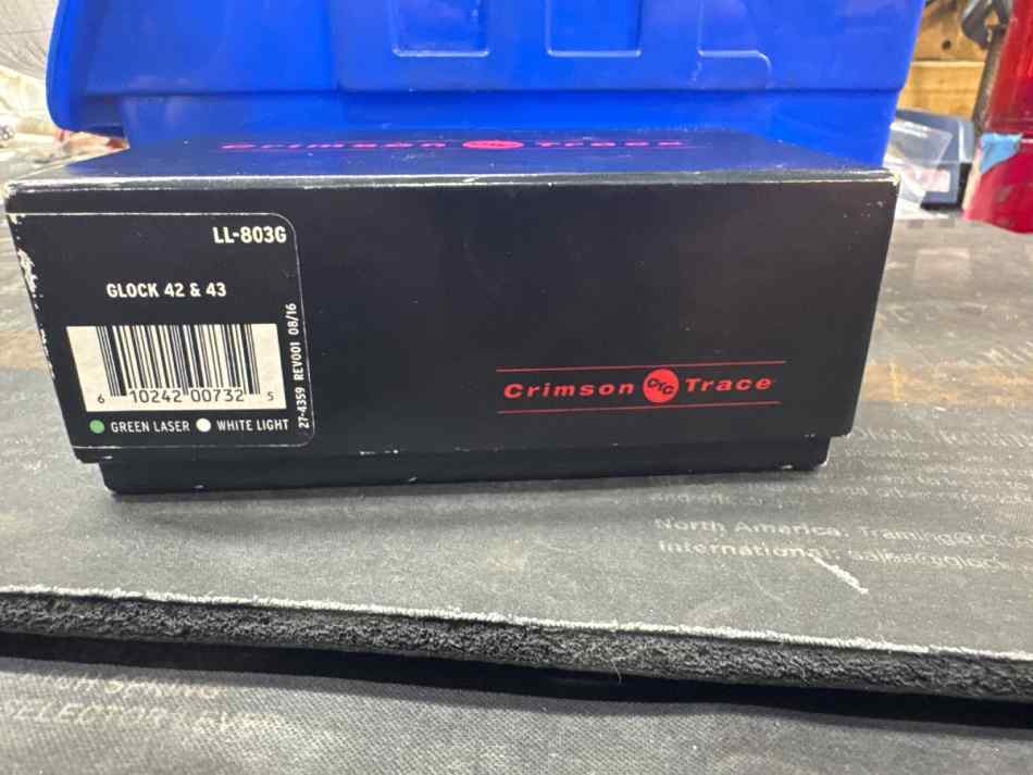 Crimson trace light laser Glock 43/43x/48 