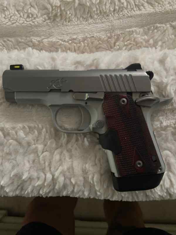 Kimber micro9 with rosewood laser grips