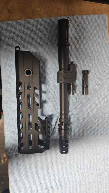MCX barrel 300 blk 9inch Vurtis with hand guard