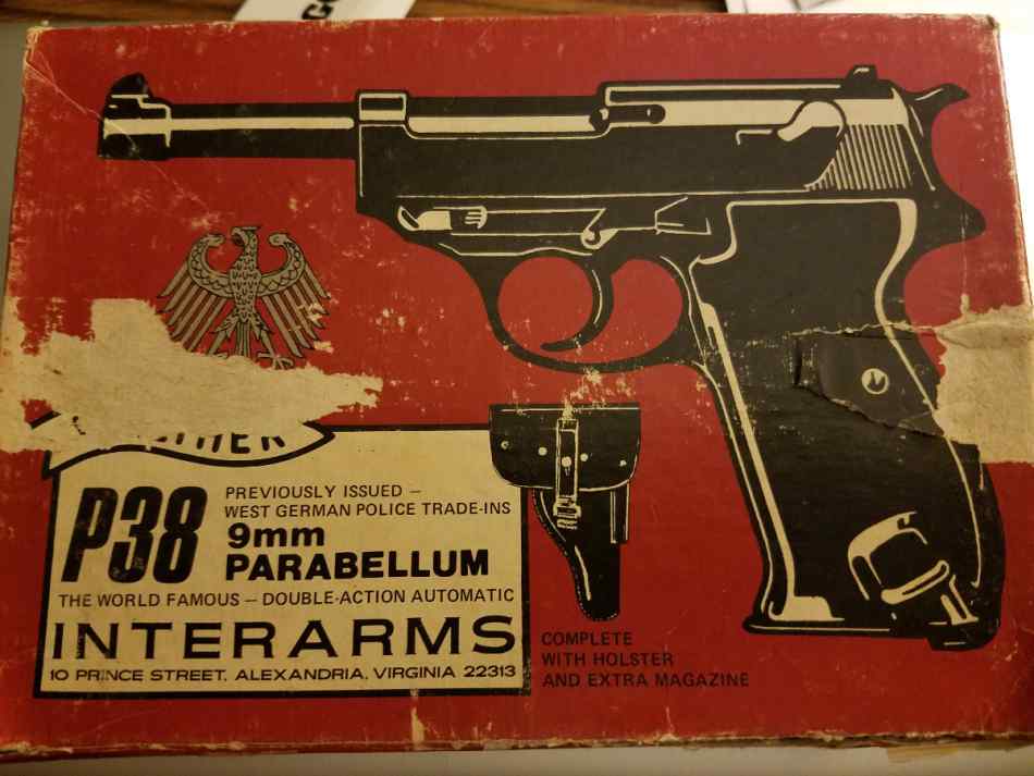 Walther P38 German police surplus 9mm