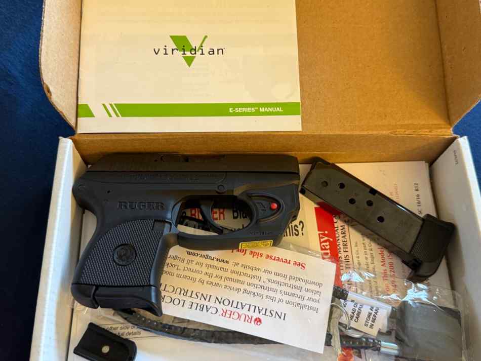 Ruger LCP 380 W Viridian E Series Laser sight