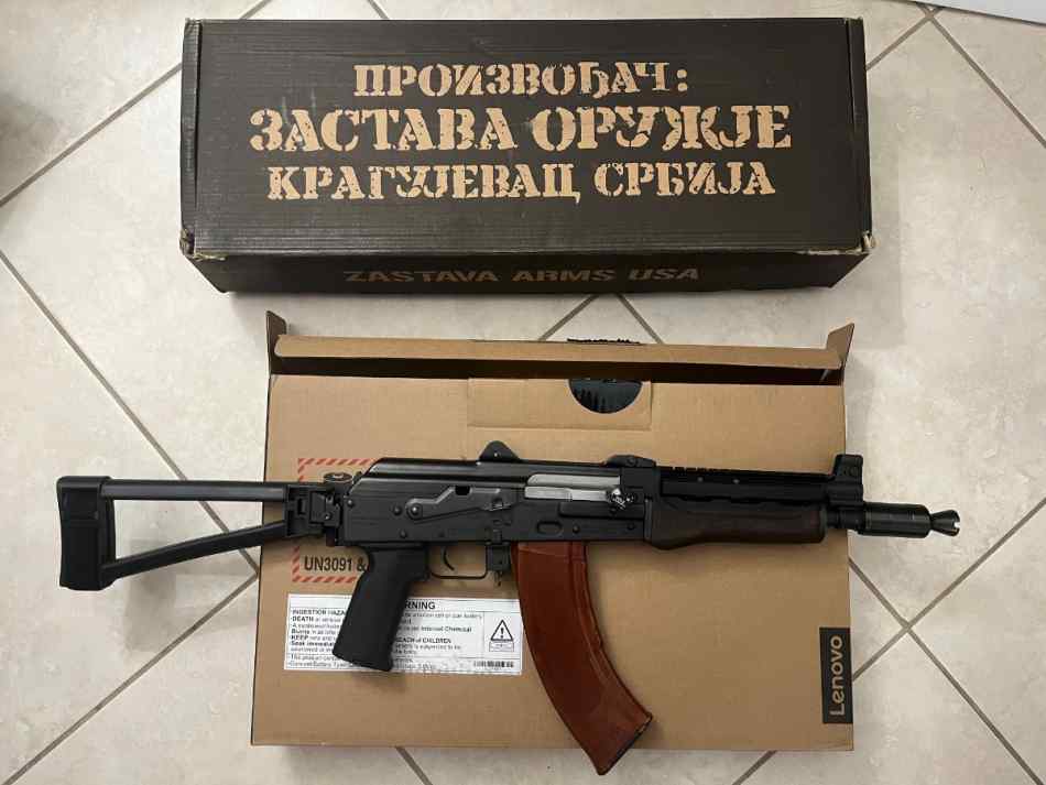 Zpap M92 AK Pistol Mint Condition with Upgrades 
