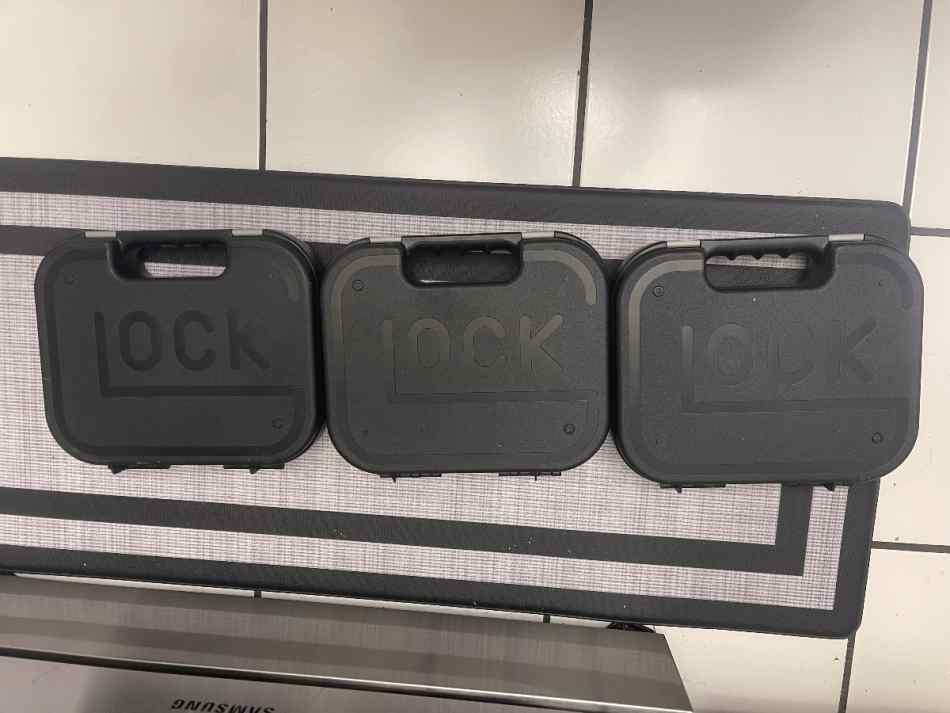 3 Glock hard cases 