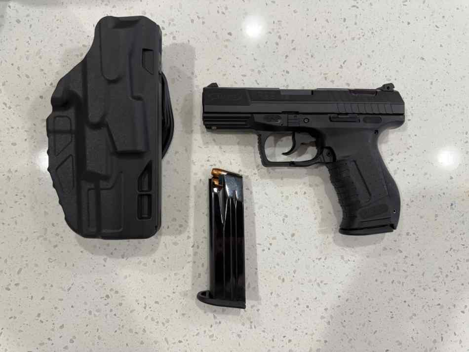 Walther P99 AS and Safariland OWB Holster