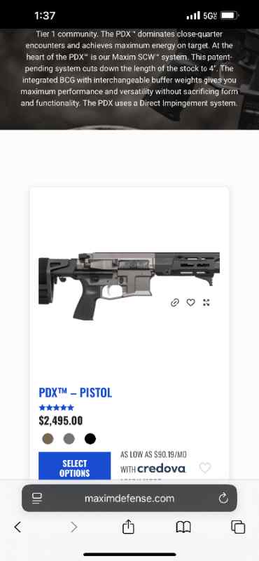 MAXiM DEFENSE PDX 5.56 many extras 