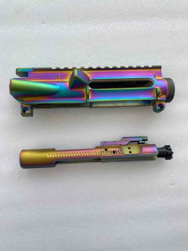 Color Shifting AR15 Upper &amp; BCG Combo