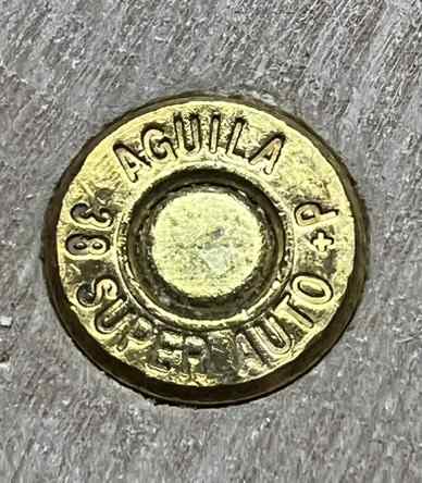 50 Rounds Aguila .38 Super Auto +P 130 gr FMJ 