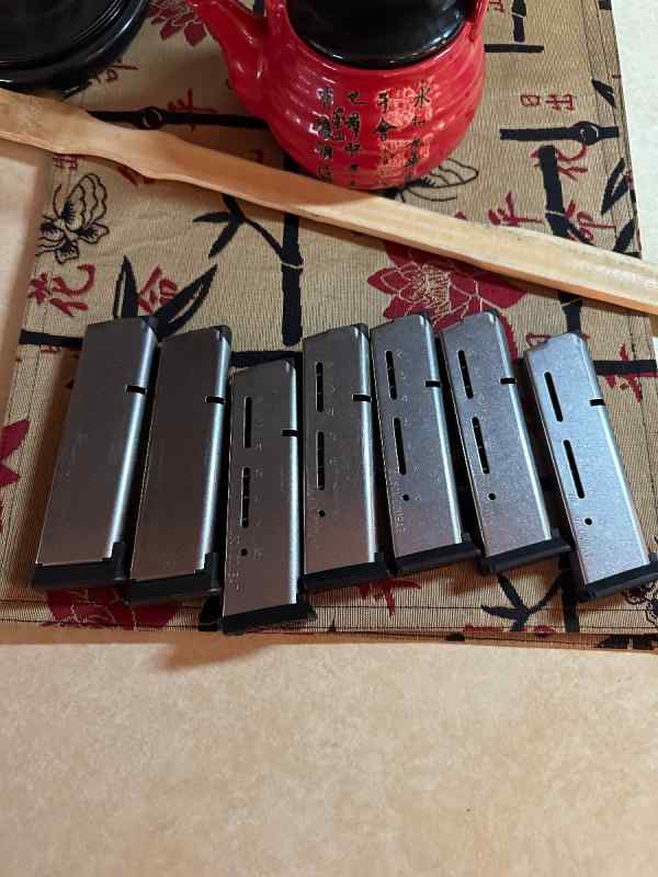 Wilson combat 1911 8rd magazines.45