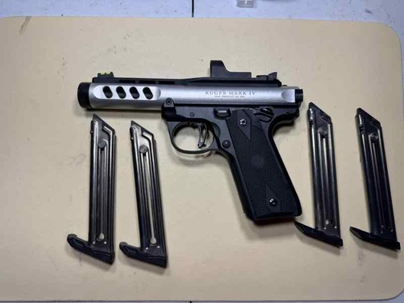 Ruger 22/45 Mark IV Lite with 2 Barrels &amp; 4 Mags