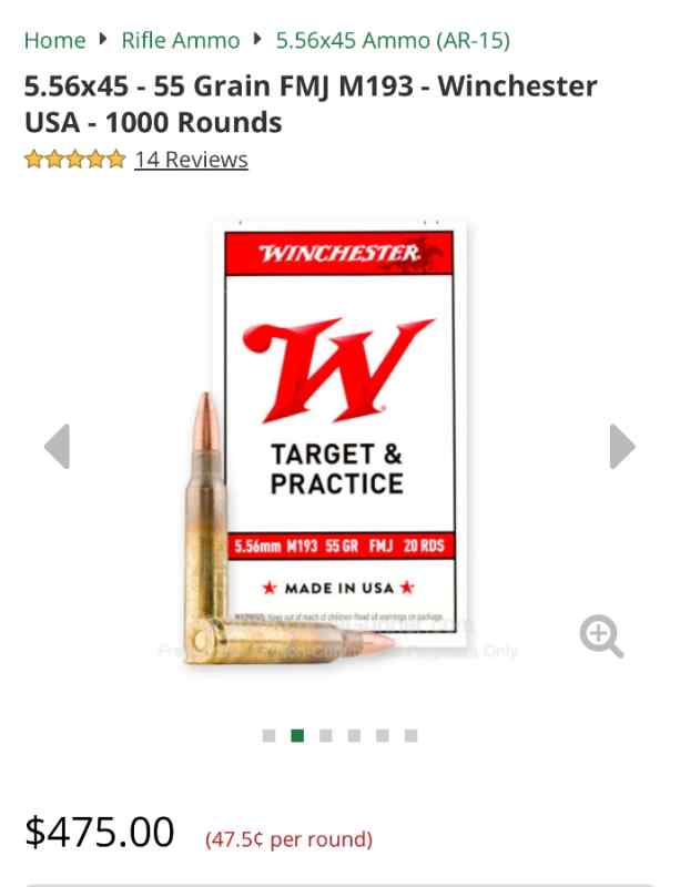 WINCHESTER 556-55Gr