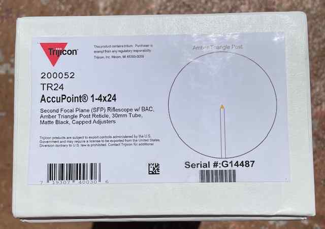 Trijicon AccuPoint 1-4x24 Rifle Scope