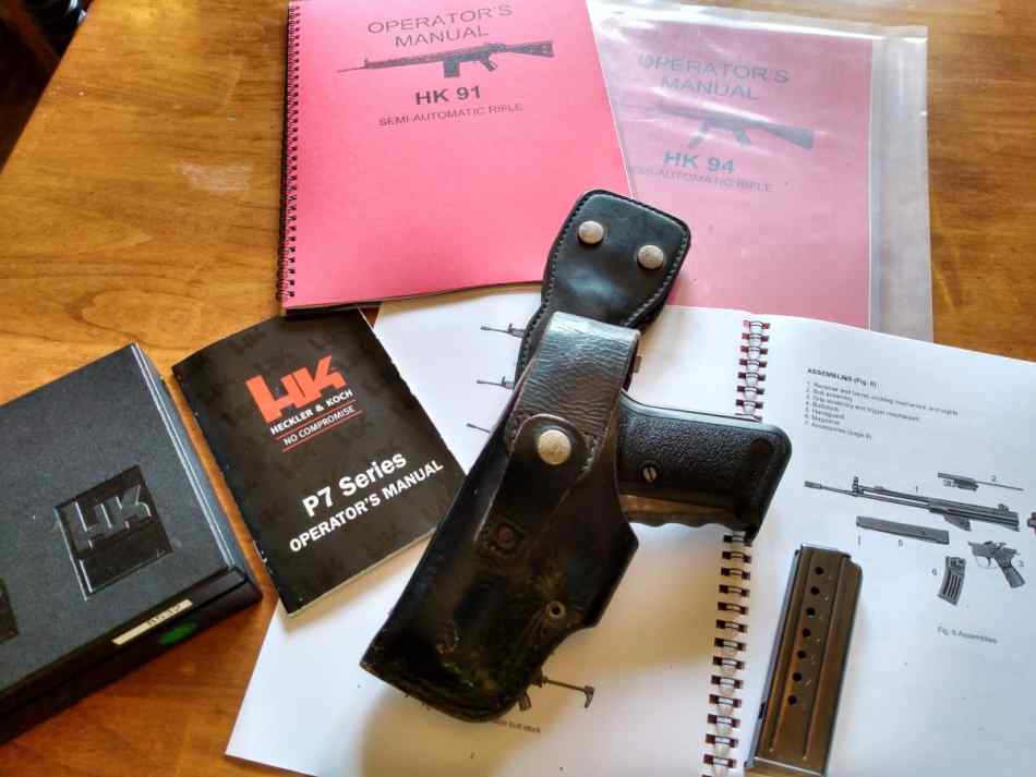  &quot;LEFT HANDED&quot; P-7 P7 9mm GERMAN POLICE Holster