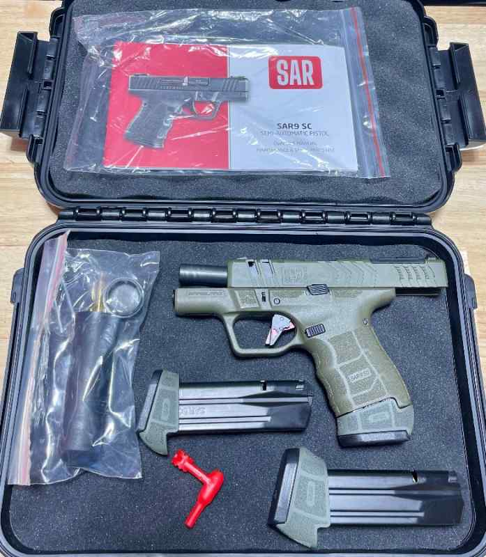 SAR9 SUBCOMPACT GEN2 OD GREEN