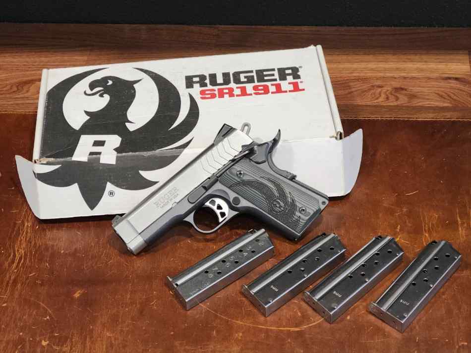 Ruger SR1911 9mm lightweight Officer 3.6&quot; (Deland)