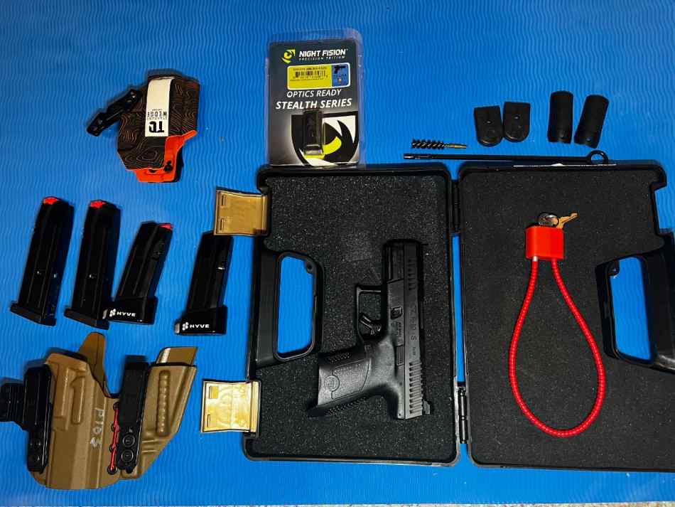CZ P-10 Sub-Compact P10S 9MM, Box, paperwork and t