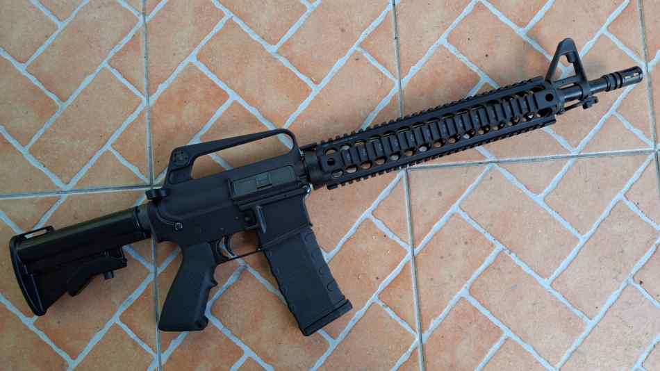 Slick-side quad rail Dissipator AR15, Colt, DPMS