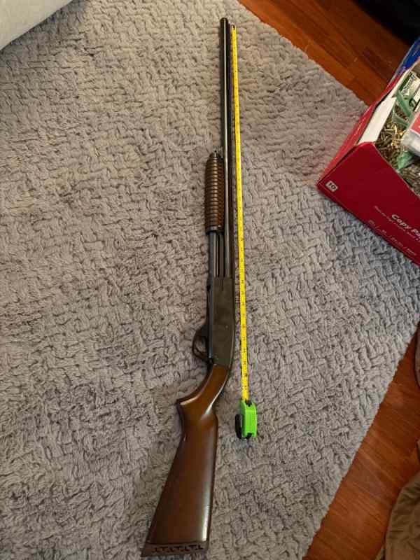 1983? 12 gauge pump, Stevens Model 67 series E