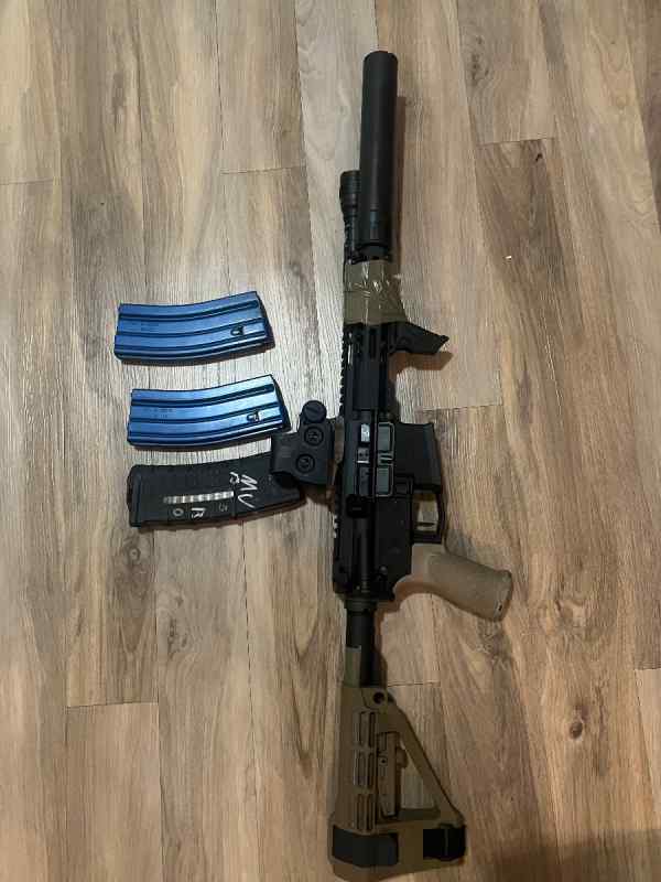 300 BLK AR Pistol 1800