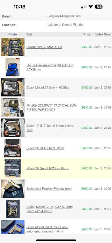 Glock &amp; More Scammer of the Day - Dmm7832