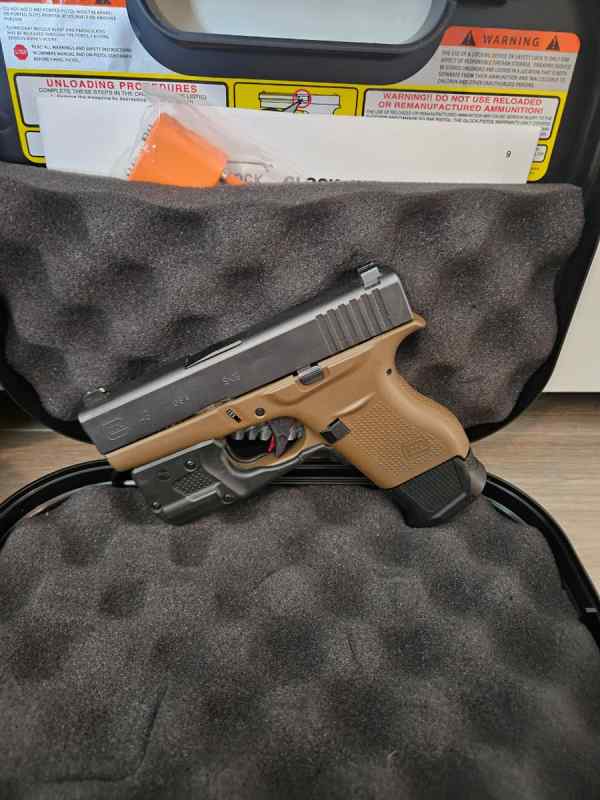 Glock 43 FDE / Lipseys Exclusive w/upgrades
