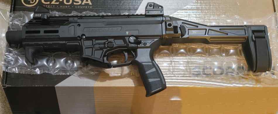 New CZ Scorpion 3+ Micro 9mm w/ SBTEVO-G2 Brace