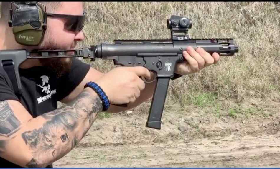 Tac-9 Pistol Subgun Uses Glock Mags