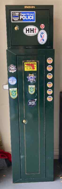 Large and Small Stack On Keyed Gun Safes