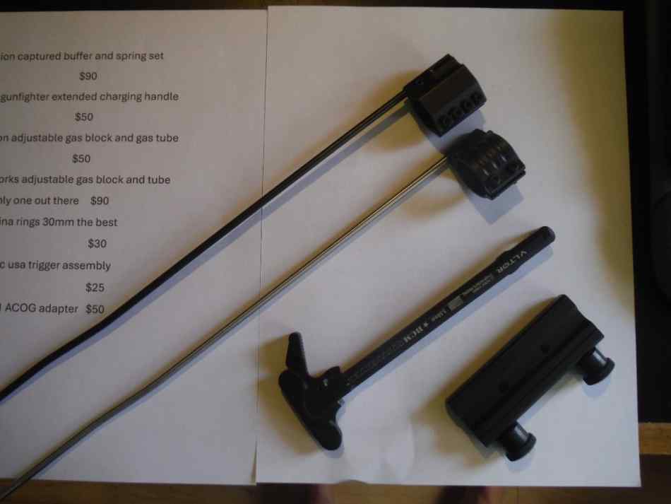 High end AR components