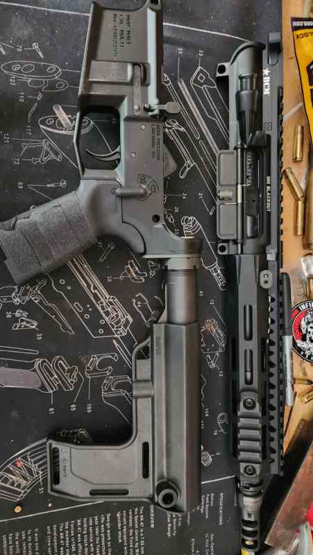 BCM 300 blackout pistol w/Aero lower