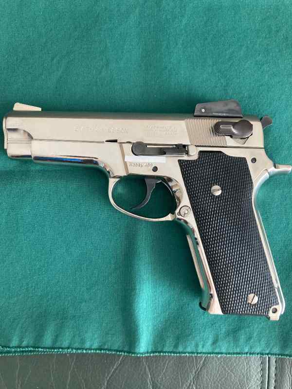 S&amp;W Model 459 Nickel Plated 9mm