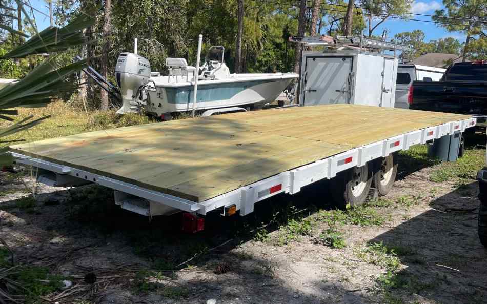 8’x22’ Deckover Trailer, Hauler for trade 