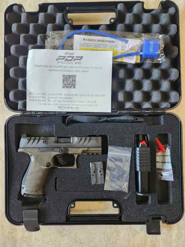 NEW in Box Walther PDP Compact 9mm w/ Optics Plate