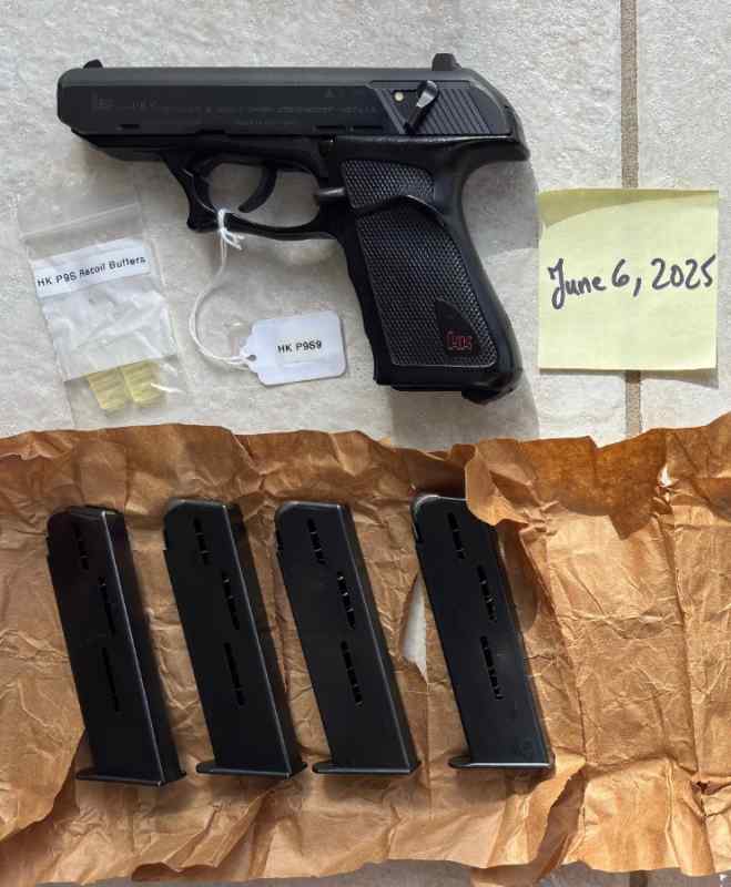 WTS: HK P9S Combat Handgun, 9mm, 4 Mags, 3 Buffers