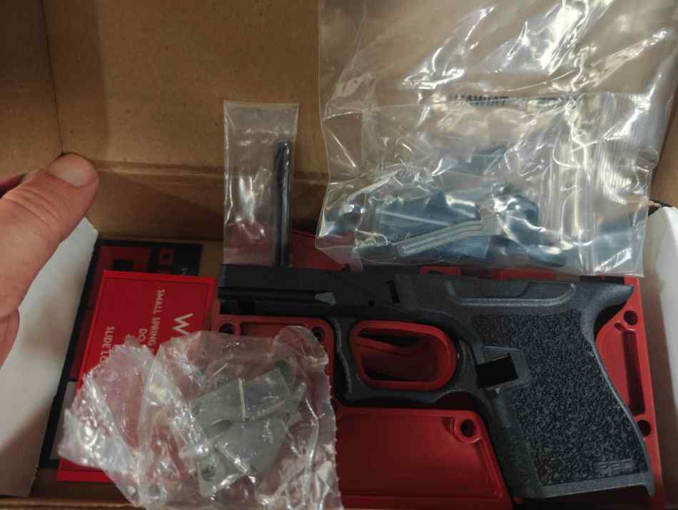 Polymer80 PF9SS G43 size railed 80% lower with LPK