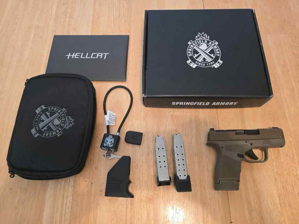 Springfield Armory Hellcat FDE OSP 9mm HC9319FOSP