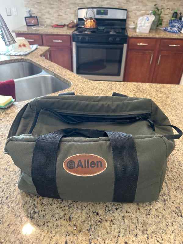 Allen range bag(used)  Vault carry cases (new)
